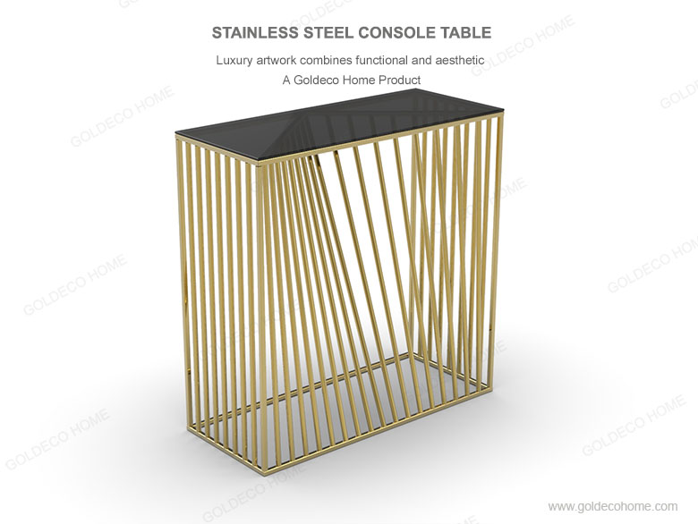 Stainless Steel Console Table-1