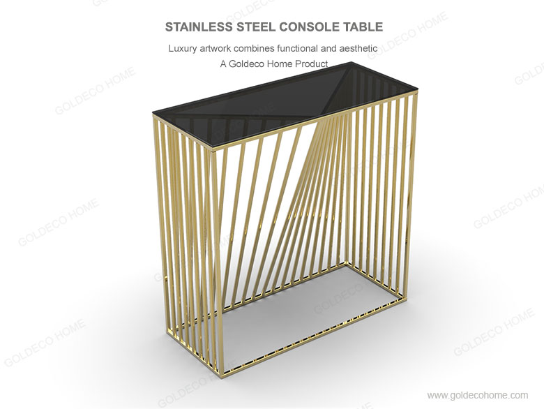 Stainless Steel Console Table-2