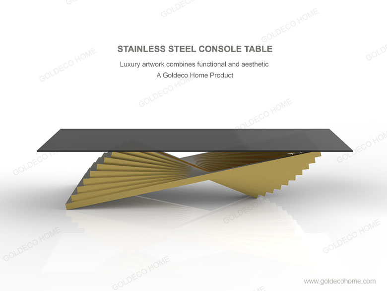 Stainless Steel Hall Table -1
