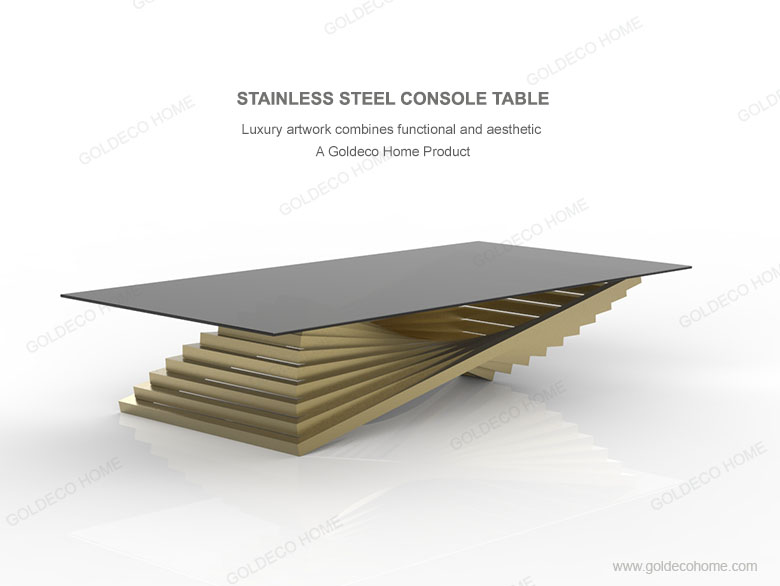 Stainless Steel Hall Table -2