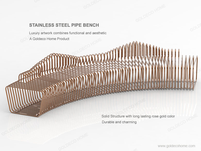 Stainless Steel Pipe Bench-1