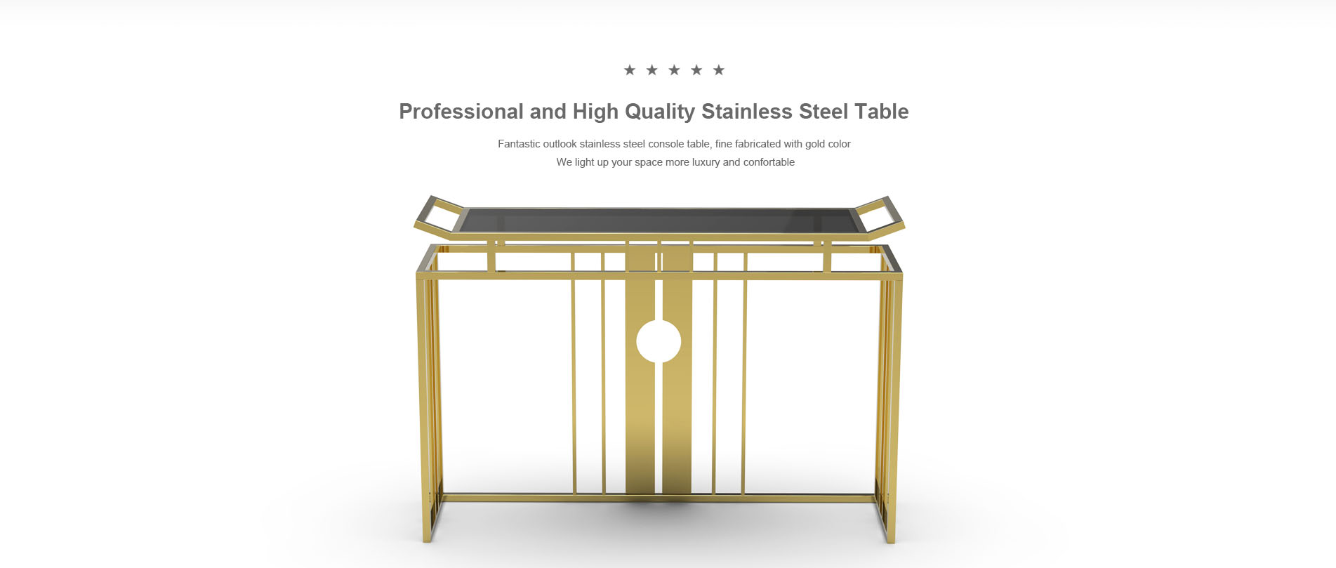 Goldeco home stainless steel furniture 1-2