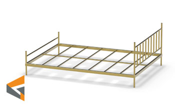 Stainless Steel Bed